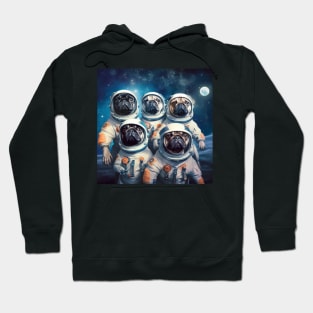 Dogs Astronauts Hoodie